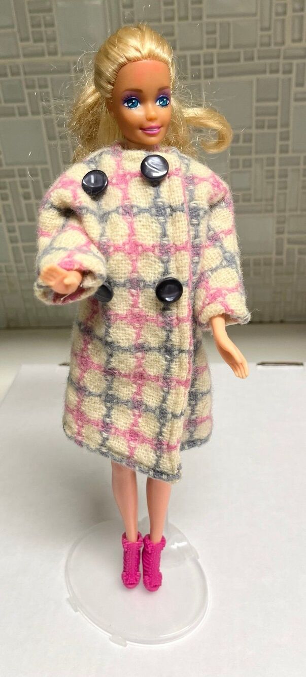 Vintage Handmade Barbie Overcoat